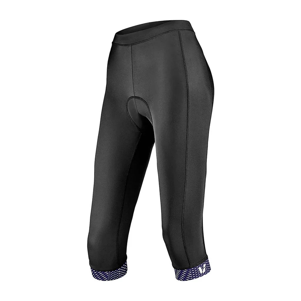 Mountain Biking Knee Pads - 女性用ジェルパッドサイクリングパンツ,膝保護,プロチーム,マウンテンバイク,レース,サイクリング,3, 4,黒,春,秋