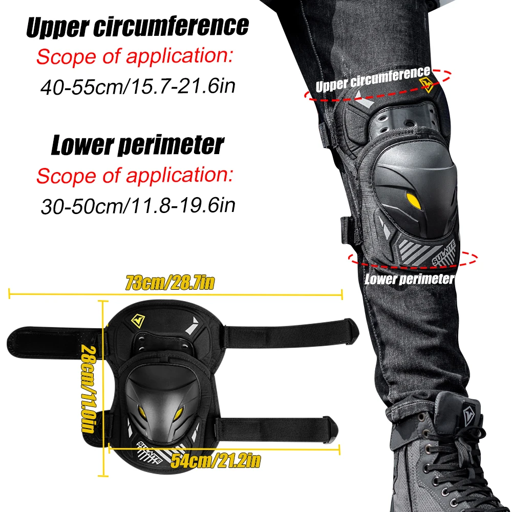 GOMOREON 1 ペアオートバイ電動自転車膝肘ガードパッ - Mountain Biking Knee Pads のレビューと価格