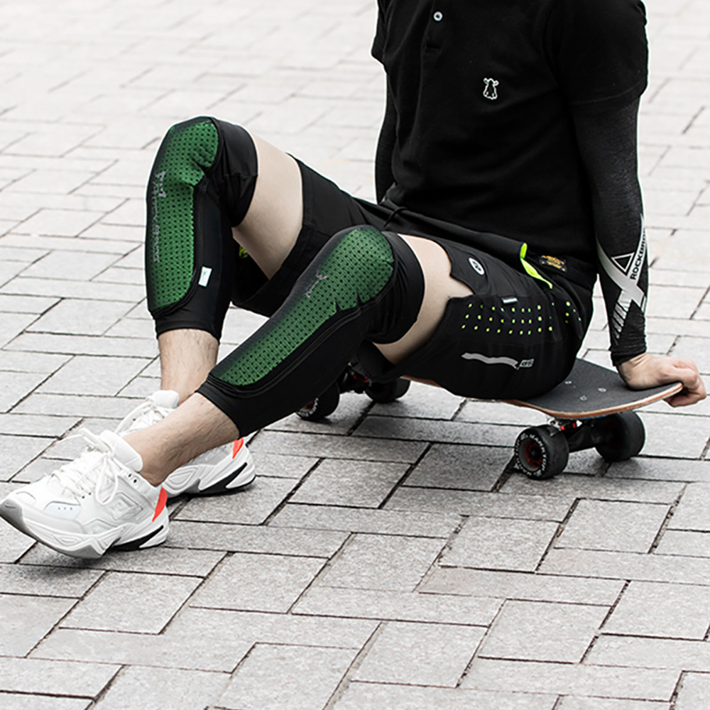 ROCKBROS 自転車用耐衝撃・滑り止め膝パッド アウトド - Mountain Biking Knee Pads のレビューと価格