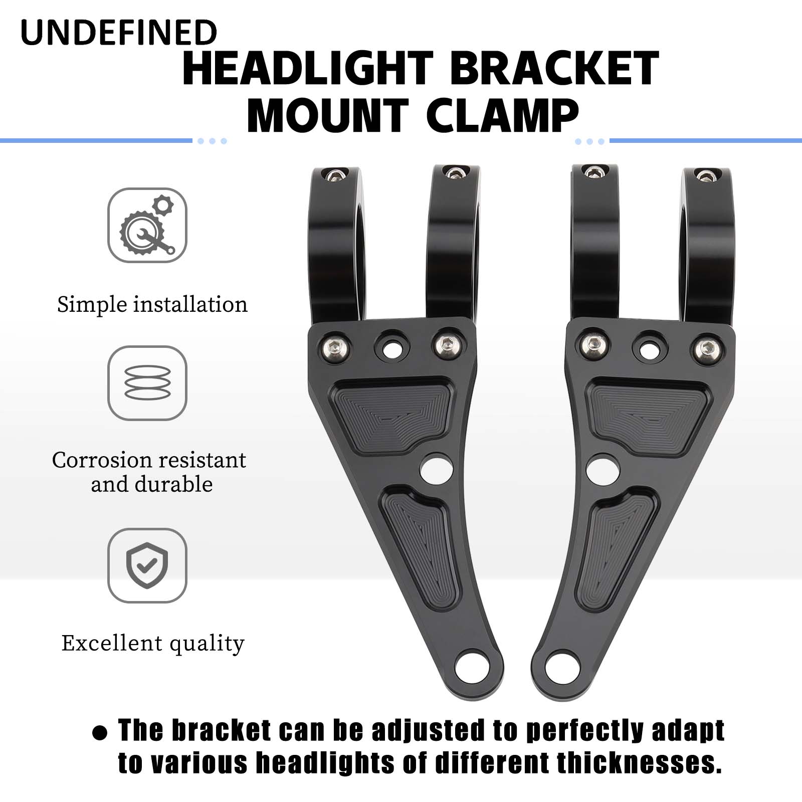 オートバイのヘッドライト用ブラケット,クランプヘッド,ランプ - Mountain Biking Denver のレビューと価格