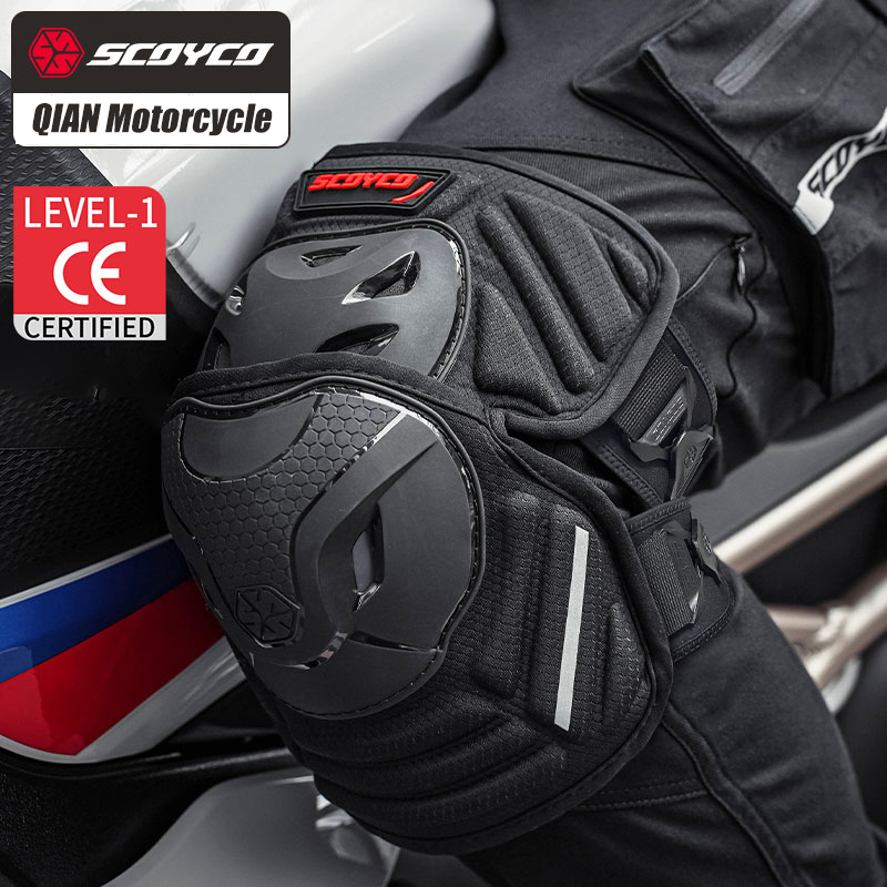SCOYCO オートバイ膝パッド調整可能な TPR シェルモ - Mountain Biking Knee Pads のレビューと価格