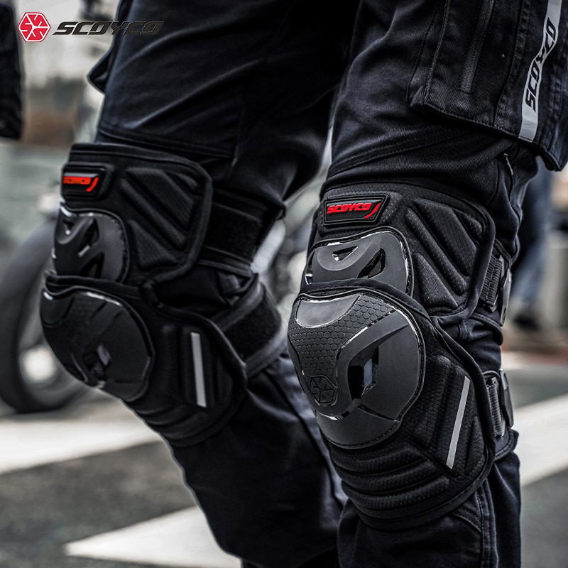 SCOYCO オートバイ膝パッド調整可能な TPR シェルモ - Mountain Biking Knee Pads のレビューと価格