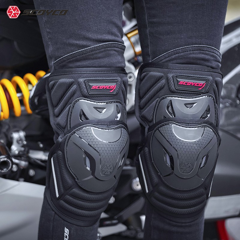 SCOYCO オートバイ膝パッド調整可能な TPR シェルモ - Mountain Biking Knee Pads のレビューと価格