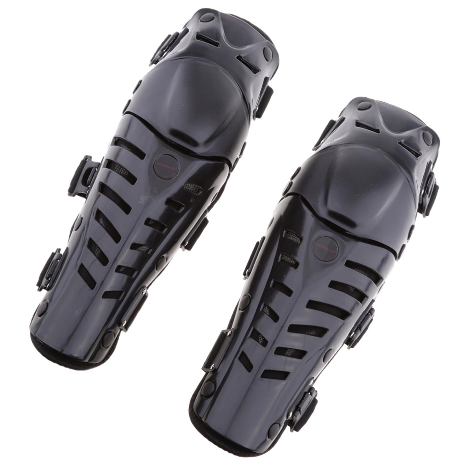 オートバイ ATV モトクロス 調節可能な肘膝すねガードパッ - Mountain Biking Knee Pads のレビューと価格
