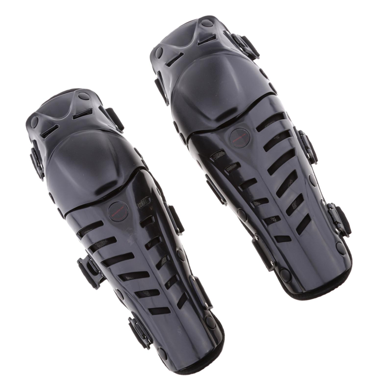オートバイ ATV モトクロス 調節可能な肘膝すねガードパッ - Mountain Biking Knee Pads のレビューと価格