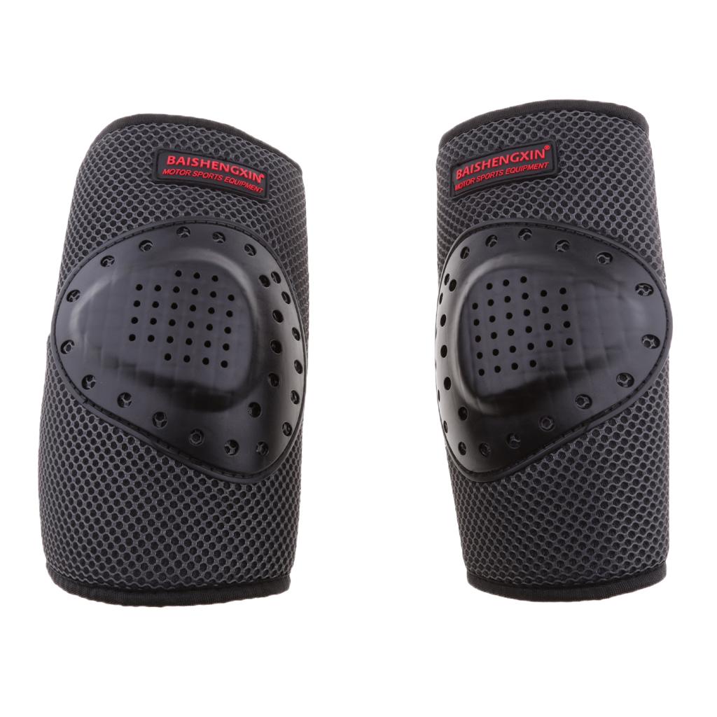 膝肘パッドセット衝撃吸収保護具オートバイエンデューロBMXマ - Mountain Biking Knee Pads のレビューと価格