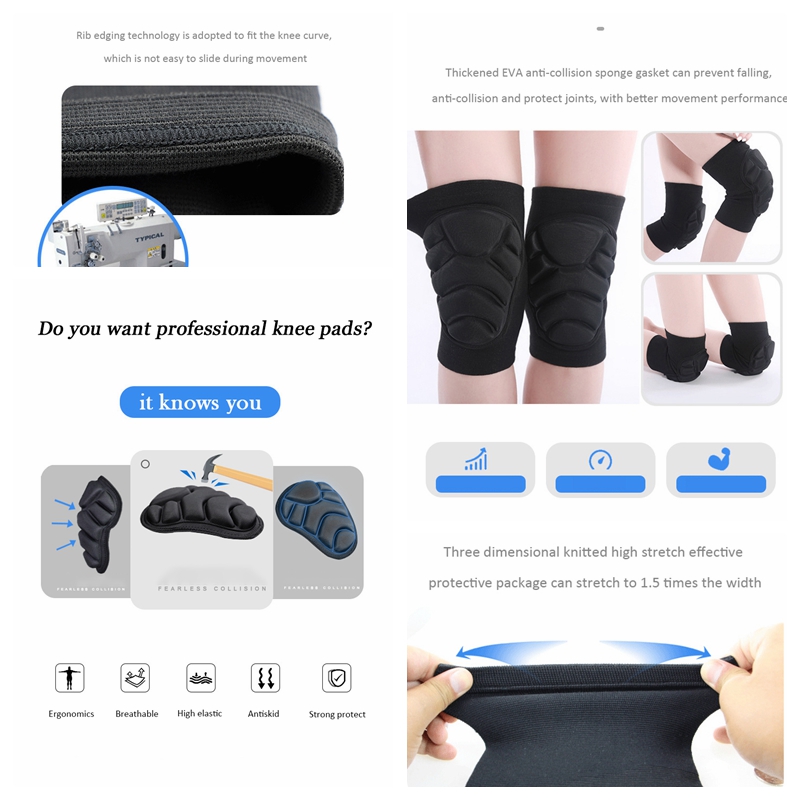 通気性のある滑り止めの膝パッド,スポーツ,マウンテンバイク, - Mountain Biking Knee Pads のレビューと価格