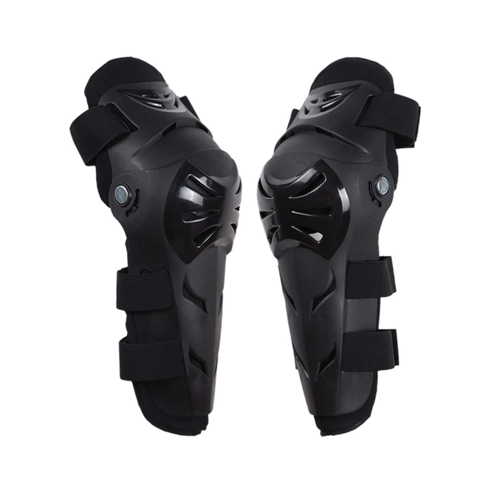 モトクロス膝すねガード滑り止め弾性バンド通気性穴付き膝すねパ - Mountain Biking Knee Pads のレビューと価格