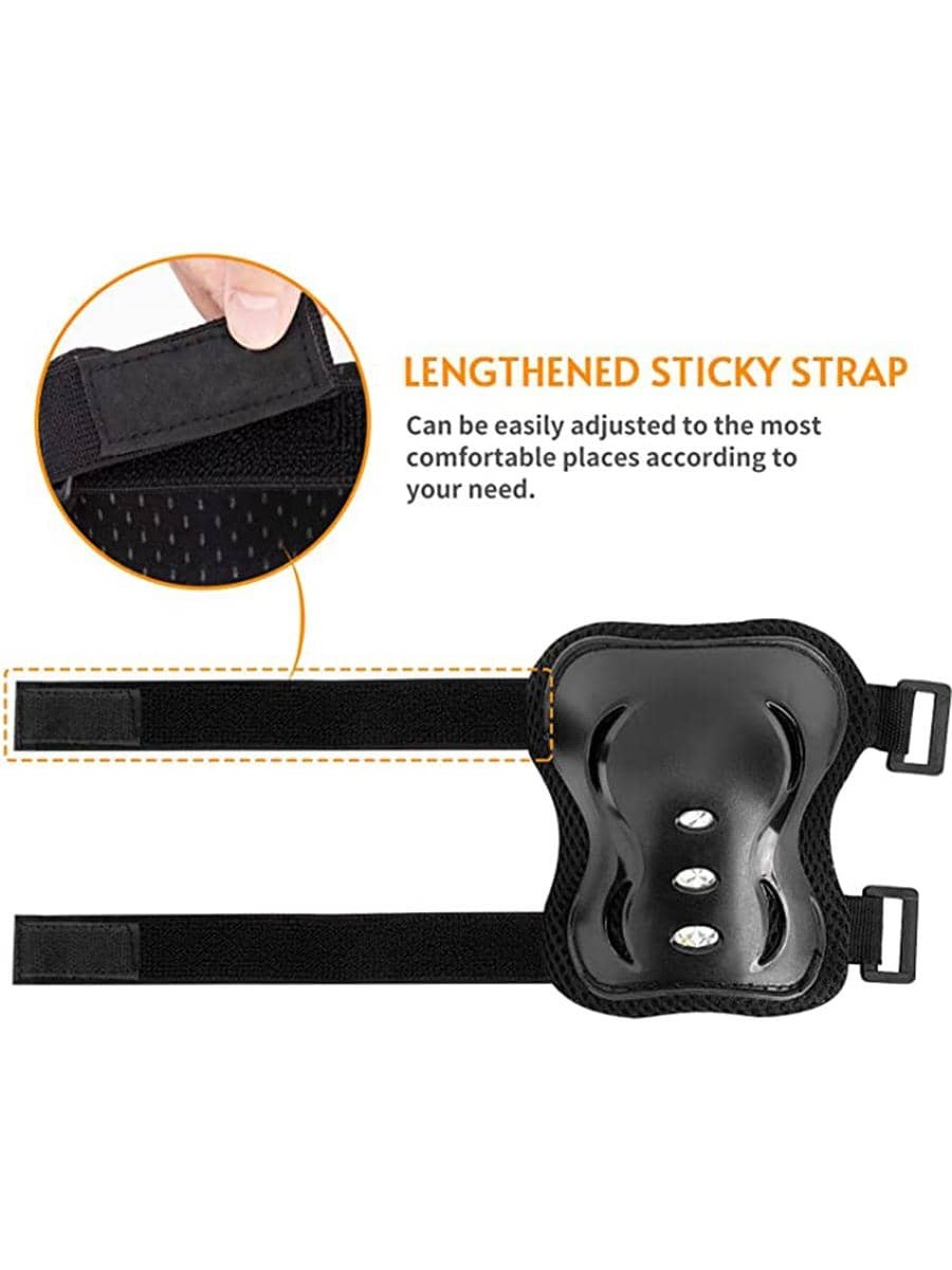 6個入り子供用保護具セット（3～15歳向け）、スケートボード - Mountain Biking Knee Pads のレビューと価格