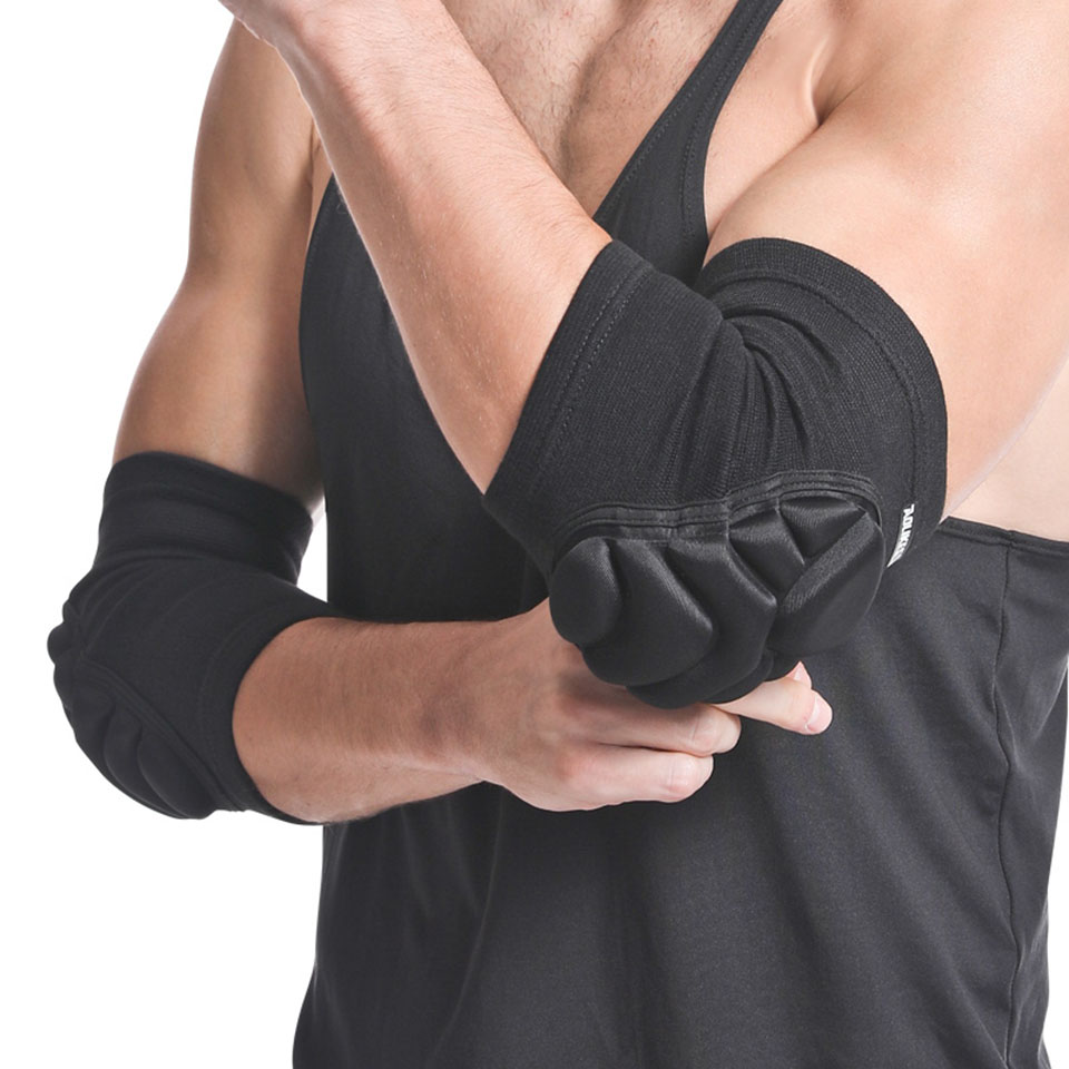 AOLIKES 1 ペア肘パッド肘プロテクターバレーボールス - Mountain Biking Knee Pads のレビューと価格